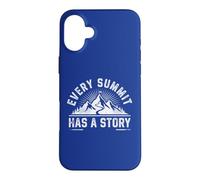 Chaque Sommet a Une Histoire, Une randonnée Amusante et Une Envie de Voyager Coque pour iPhone 16 Plus