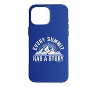 Chaque Sommet a Une Histoire, Une randonnée Amusante et Une Envie de Voyager Coque pour iPhone 16 Pro Max