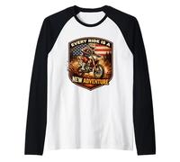 Chaque Sortie est Une Nouvelle Aventure Dirt Bike Motocross MX Rider Manche Raglan