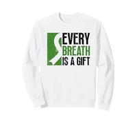 Chaque Souffle est Un Cadeau - Don d'organes de Transplantation pulmonaire Sweatshirt