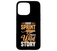 Chaque Sprint raconte Une Histoire Sauvage guépard en Cours d'exécution Coque pour iPhone 15 Pro Max