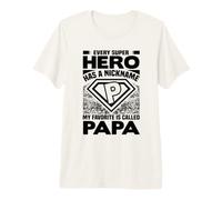Chaque Super-héros a Un surnom, Mon préféré s'appelle Papa T-Shirt Haut de Gamme