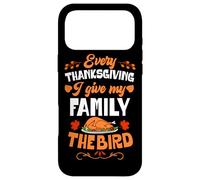 Chaque Thanksgiving, Je Donne l'oiseau à ma Famille Coque pour iPhone 17 Pro Max
