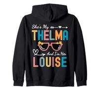 Chaque Thelma a Besoin d'une Louise Retro Women Best Friends Sweat à Capuche