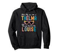 Chaque Thelma a Besoin d'une Louise Retro Women Best Friends Sweat à Capuche