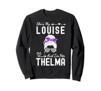 Chaque Thelma a Besoin d'une Louise Retro Women Best Friends Sweatshirt