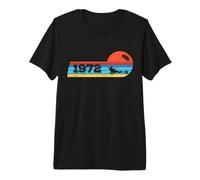 Char à Voile Anniversaire né en 1972 Cerf-Volant Kite-Buggy T-Shirt Haut de Gamme