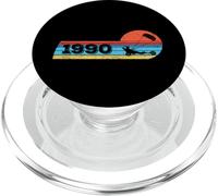 Char à Voile Anniversaire né en 1990 Cerf-Volant Kite-Buggy PopSockets PopGrip pour MagSafe