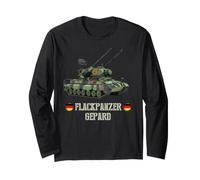 Char Allemand de la Guerre Froide Flakpanzer Gepard Cheetah Manche Longue