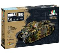 Char B1 Jusqu Tank 1:56 Plastique Model Kit Italeri