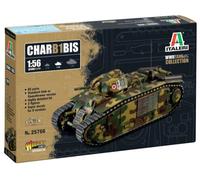 Char B1 Jusqu Tank 1:56 Plastique Model Kit Italeri
