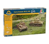 Char Blindé M13/40 Tank 1:72 Kit De Modèle En Plastique ITALERI