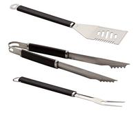 Lot de 3 ustensiles pour barbecue CharBroil Spatule Pince Fourchette