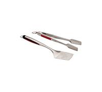 Char-Broil 140 543 - Poignée confort ensemble de 2 ustensiles, acier inoxydable.