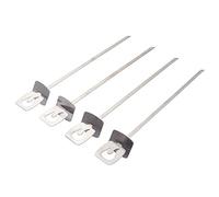 Char-Broil Accessoire BBQ "GRILL+ Brochettes" lot de 4 en acier inoxydable