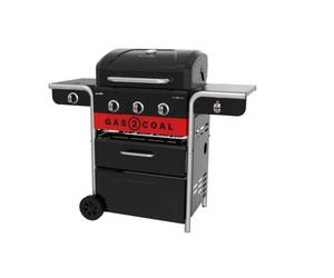 Char-Broil Barbecue Hybride Gas-Carbone Gas2Coal 2.0 3B - Surface de cuisson 62 x 43 cm
