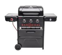 Char-Broil Barbecue Gas2Coal 330 Édition Spéciale – Hybride gaz et charbon, 3 brûleurs, plancha