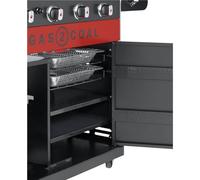 2 Tablettes intérieures pour barbecues Char-Broil Gas2Coal 2.0 4 brûleurs