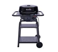 Char-Broil Patio Bistro E2Coal Barbecue électrique avec alimentation hybride et option charbon de bois, TRU-Infrared, jusqu'à 370 °C, pour balcon et terrasse