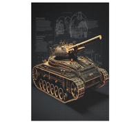 Char d'assaut Puzzle en Bois 1000 Pièces, DIY, Divertissement Créatif, Amusement Puzzles pour Adultes Et EnfFourmis À Partir De 12 Ans, 78×53cm