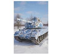 Char d'assaut Puzzles Adulte - Puzzle en Bois 1000 Pièces - Challenge - Adultes Et Enfants Dès 12 Ans 78×53cm