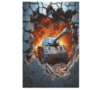 Char d'assaut Puzzles De 1000 Pièces pour Adultes Et EnfFourmis Puzzle Impossible Jouets en Bois Jeu Stimulant 78×53cm