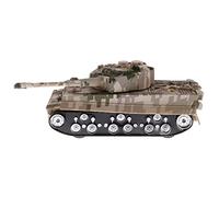 Char de combat allemand à l'échelle 1/32 - Modèle de l'armée de la Seconde Guerre mondiale - Jouet de collection en métal avec sons réalistes - Parfait pour les garçons et les enfants - Camouflage