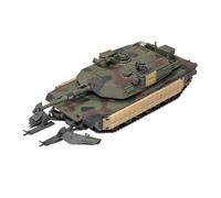 Char De Combat Principal Américain M1A1 AIM Tusk À L'échelle 1 72 avec Dragueur De Mines, Modèle Militaire Fini De Collection Jouets Non RC