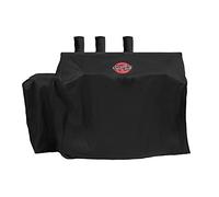 Char-Griller Premier Decorations 8080, Housse de Barbecue d'extérieur Extensible, pour modèle à 3 brûleurs Double Combustible au gaz et au Charbon de Bois, 29 x 65 x 49 cm, Noir