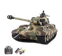 Char King Tiger son et fumée 1/16 - BB 6mm - Panzer Tigre Royal - Tourelle Henschel