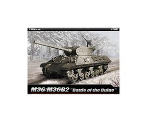 Char M36/m36b2 Us Army Battle Of The Bulge|academy|13501|1:35 Maquette Char Prom