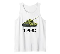 Char Militaire Russe soviétique de la Seconde Guerre Mondiale - T34-85 Tank Débardeur