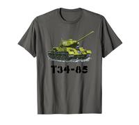 Char Militaire Russe soviétique de la Seconde Guerre Mondiale - T34-85 Tank T-Shirt