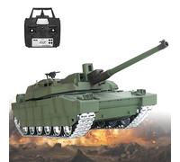 Char RC 1:16, France Leclerc Main Battle RC Tank, Véhicule Militaire 2,4 Ghz Véhicule Blindé De Combat Principal avec Effets Sonores Et Lumineux, Bataille Infrarouge MetalDrive
