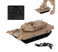 Char RC modèle 2,4 GHz - Voiture modèle rechargeable avec rotation à 360 degrés pour loisirs, course, jeux en plein air, garçons et adultes