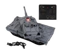Char RC - Modèle 2,4 GHz, voiture rechargeable avec rotation à 360 degrés pour loisirs, course, jeux en plein air, garçons et adultes