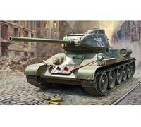 Zvezda 500783687 - 1:35 T-34/85 Soviet réservoir Moyen, modélisme, kit, modélisme, Loisirs, Bricolage, kit de Construction en Plastique