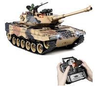 Char Télécommandé Tank 1/18 Leopard 2, Combat, Effets Sonores Réalistes
