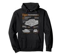 Char Tiger PzKpfw VI Guerre Mondiale Sweat à Capuche