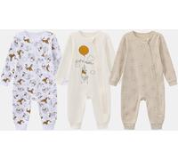 Character Babys Disney 3Pk Sleepsuit Winnie 3-6 Mnth Unisex