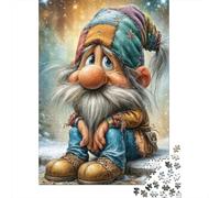 Character Nain Mignon 1000 Pièce Carton Extra Épais Jeu De Puzzle pour Enfants Débutants Jeu Amusant Et Stimulant Soulagement du Stress Idée Cadeau 38x26cm/1000pcs