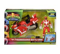 Playmates Toys Vélo de combat Mighty Morphin Power Rangers Tyrannosaure avec Ranger rouge