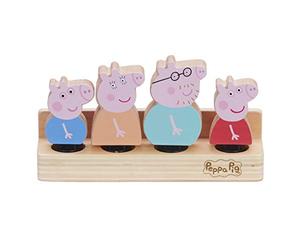 Character Options Peppa Pig Wooden Family - 4 Figures