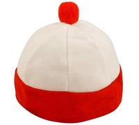 Character Red & White Bobble Hat Childrens Fancy Dress Accessory