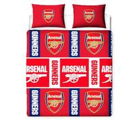Character World Arsenal FC Parure de lit réversible en polycoton Motif emblème des artilleurs