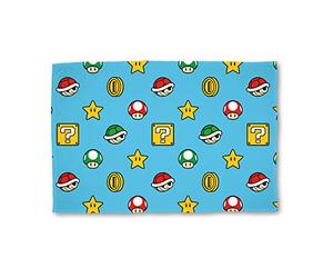 Character World Couverture Polaire Super Mario sous Licence Officielle Nintendo | Couvre-lit Super Doux et Chaud | Marques Continue Gaming | Parfait pour la Chambre, Le Camping et Les soirées Pyjama