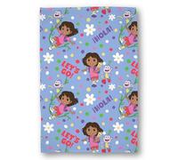 Character World Dora l’Exploratrice Couverture Polaire Officielle | Jet Polaire à Capuche Ultra Doux et Chaud | Design Hola | Parfait pour Maison, Chambre, soirées Pyjama et Camping | 100 x 150 cm
