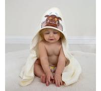Character World Gruffalo Serviette de Bain à Capuche pour bébé Crème 75 x 75 cm