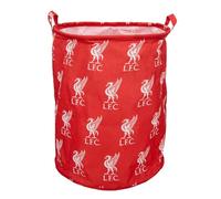Character World Panier de rangement officiel Liverpool FC | Design Strike, panier à linge coffre à jouets | Organiseur pour chambre d'enfant, salle de jeux | 48 cm x 40 cm