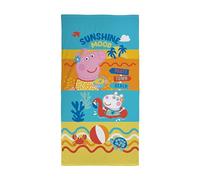 Character World Peppa Pig Serviette Officielle pour Enfants | Toucher Super Doux, Motif Peppa Ocean | Parfait pour la Maison, Le Bain, la Plage et la Piscine | Taille Unique 140 x 70 cm